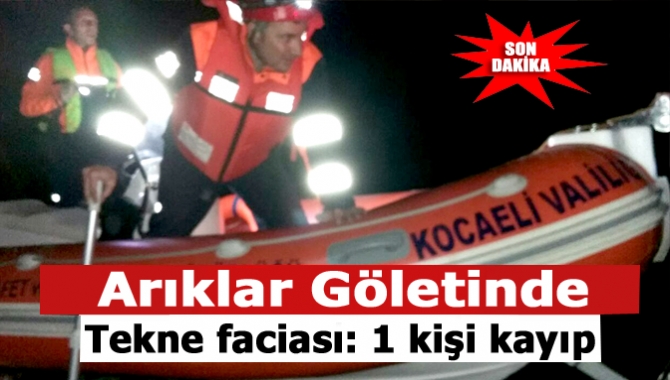 Sakaryalı iki arkadaş Kandıra Seyitaliler Köyü Arıklar göletinde şişme botla