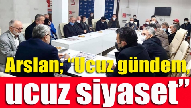 Saadet Partisi Kandıra İlçe Başkanı Ramazan Nural Arslan, İsmet Çiğit'in
