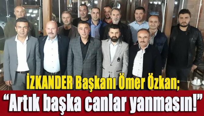 İZKANDER Başkanı Ömer Özkan geçtiğimiz hafta sonu Kandıra yolunda gerçekleşen
