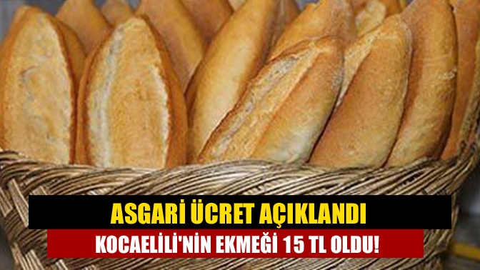 Kocaeli genelinde 200 gramı 10 TL’den satışa sunulan ekmeğin fiyatı,