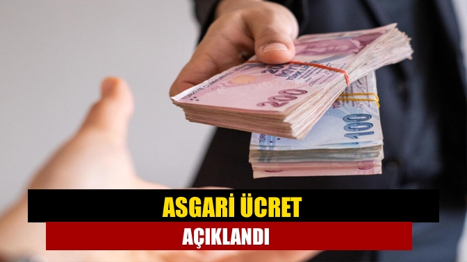 2024 yılında uygulanacak asgari ücret belli oldu. Asgari ücret, 1