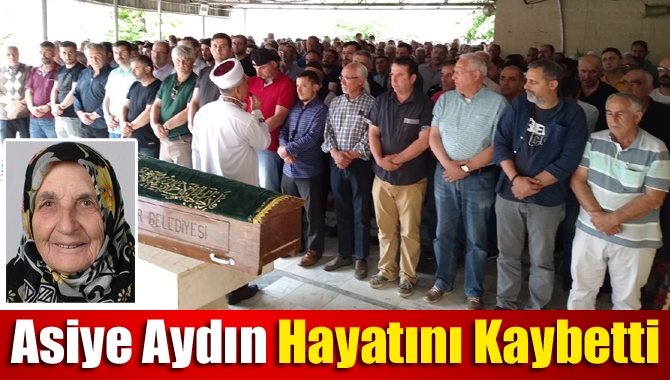 Kandıra'da sinemacı Ahmet olarak tanınan merhum Ahmet Aydın'ın eşi Asiye
