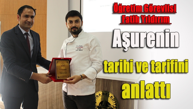 Kandıra Belediyesi tarafından düzenlenen “Aşurenin Tarihi” konulu konferansta Öğretim Görevlisi
