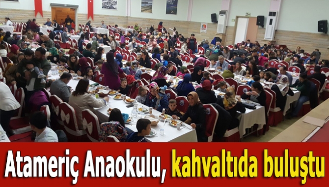 Kandıra Selma-Orhon Atameriç Anaokulu Okul Aile Birliği tarafından düzenlenen kahvaltı