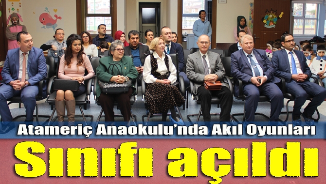Kandıra Selma-Orhon Atameriç Anaokulu’nda Akıl Oyunları Sınıfı’nın açılışını gerçekleştirildi.