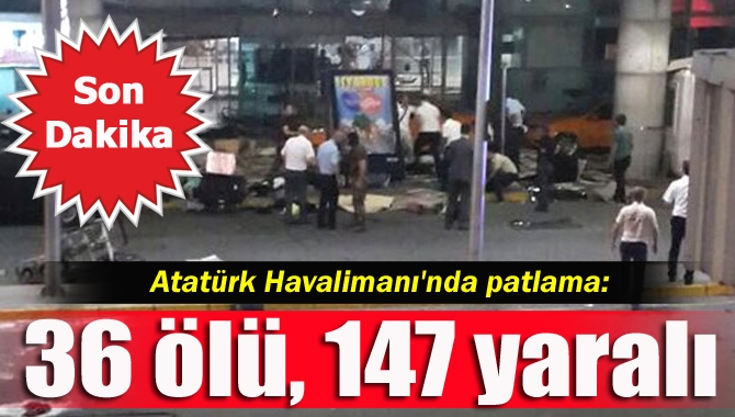 Atatürk Havalimanı'nda, canlı bomba saldırısı ile ilgili açıklama yapan İstanbul