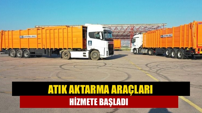 Büyükşehir’in düzenlediği “Atıklarının Aktarma İstasyonlarından Bertaraf Tesisine Taşınması İşi” kapsamında