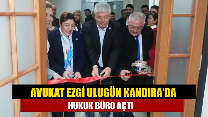 Kocaeli Barosu avukatlarından Ezgi Ulugün Kandıra bölgesindeki işlerinin yoğunlaşması üzerine