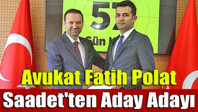 Kandıralı Avukat Fatih Polat, Saadet Partisi milletvekili aday adaylığı başvurusunu