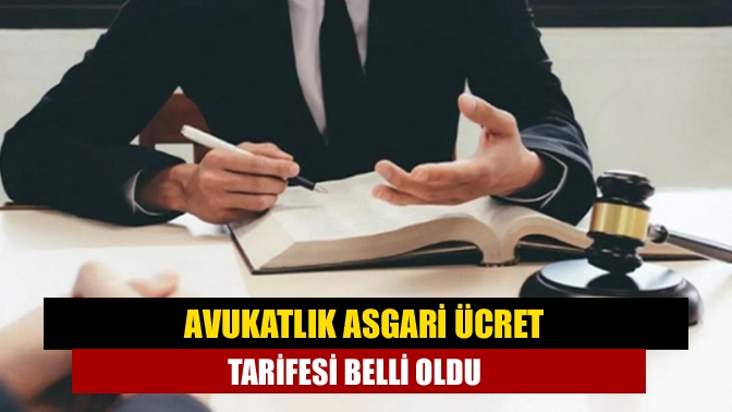 Avukatlara hukuki yardımlar, davalar, yürütülecek iş ve işlemler karşılığında ödenecek