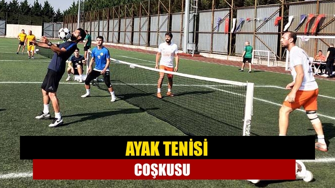 Vinsan Tesisleri’nde düzenlenen ayak tenisi şampiyonası sona erdi. Zevkli geçen