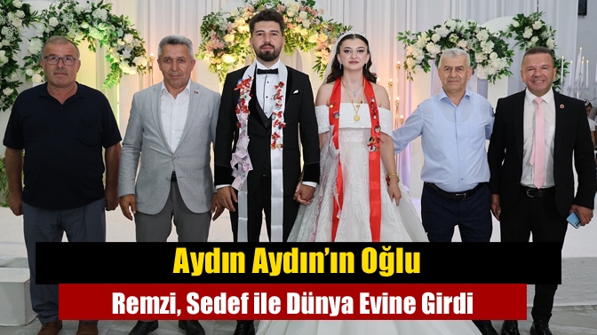Kandıra esnaflarından Aydın Aydın’ın oğlu Remzi ile Sedef Durmaz, Namazgah