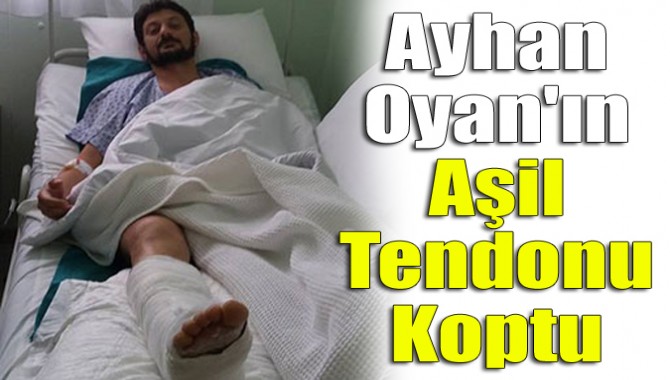 Kandıra'nın Kocaeli futboluna kazandırdığı yıldızlardan Ayhan Oyan talihsiz bir sakatlık