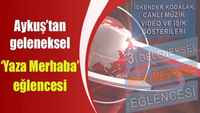Kandıra’nın tanınmış simalarından Aykut Aykuş, 3 Haziran Cuma akşamı gerçekleştireceği