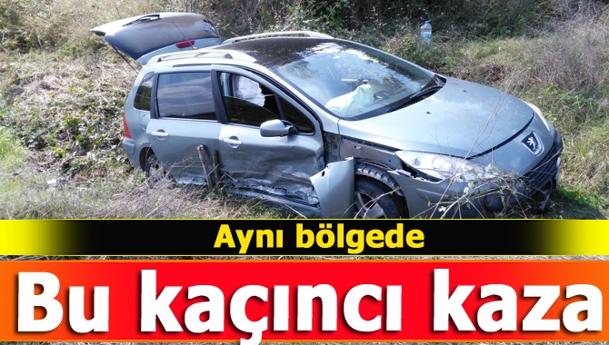Yaz aylarında her gün kazaların yaşandığı Kerpe-Kefken yol ayrımında yine