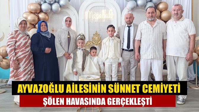 Kandıra Araman Mahallesi Kültür Merkezi'nde Nihat Ayvazoğlu’nun torunları, Ömer Asaf,