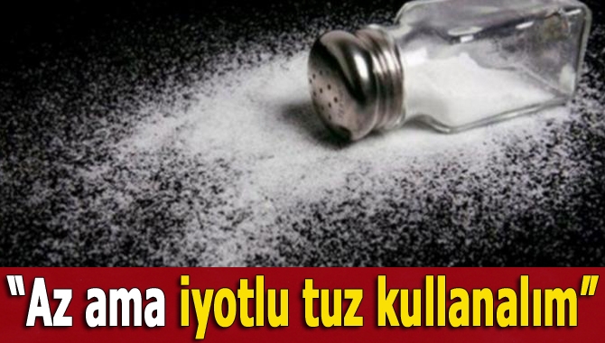 Kandıra İlçe Sağlık Müdürü Dr. Damla Tosun, 1-7 Haziran İyot