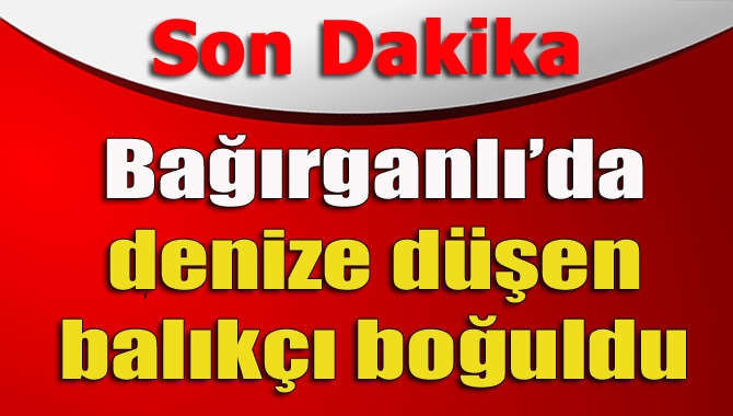 Bağırganlı Limanı’nda dengesini kaybederek denize düştüğü tahmin edilen İbrahim Ergin,