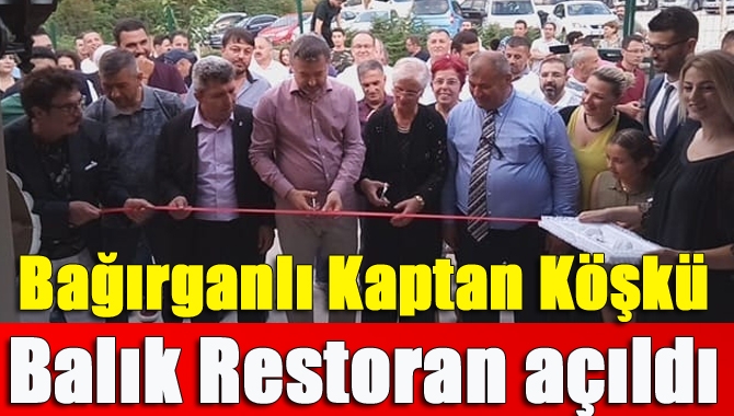 Emekli kaptan Aladdin Sezer, Bağırganlı Limanı’nda Kaptan Köşkü Balık Restoran’ı