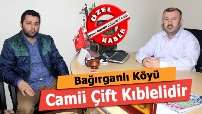 Harita Mühendisi Yüksel Gürcan, yaptığı araştırmalar sonucunda Bağırganlı Köyü Camii’nin