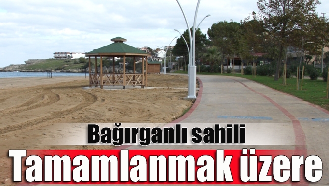Büyükşehir Belediyesi tarafından Kandıra İlçesi Bağırganlı sahilinde yapılan sahil düzenleme