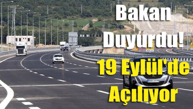 Ulaştırma ve Altyapı Bakanı Adil Karaismailoğlu, Kuzey Marmara Otoyolu'nun Gebze-İzmit