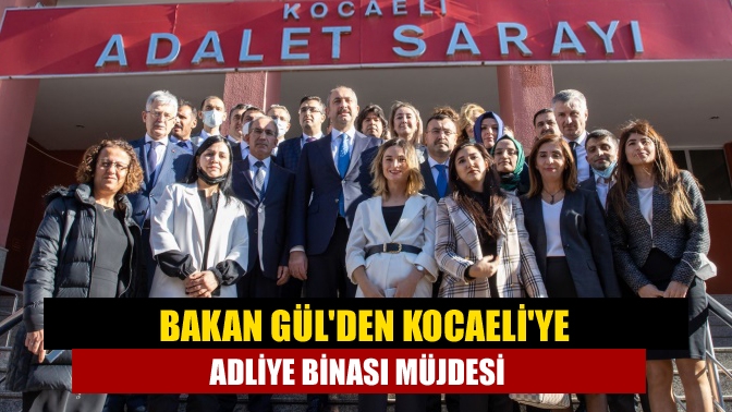 Kocaeli Adliyesi'ni ziyaret eden ve denetimlerde bulunan Adalet Bakanı Abdülhamit