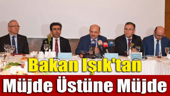 Bakan Işık, Basın Yayın Enfermasyon Genel Müdürlüğü tarafından düzenlenen “Yerel