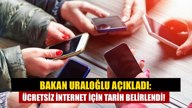 Ulaştırma ve Altyapı Bakanı Abdulkadir Uraloğlu, üniversite öğrencilerine ücretsiz internet