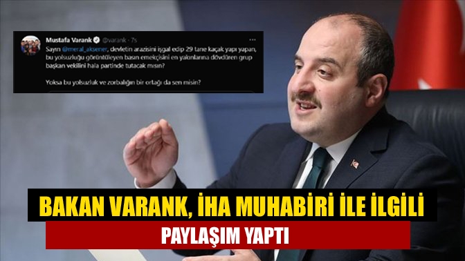 Sanayi ve Teknoloji Bakanı Mustafa Varank, saldırıya uğrayan İhlas Haber