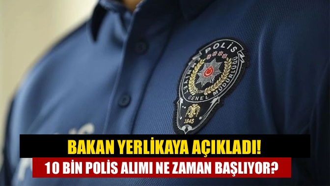 EGM 10 bin polis alımı son dakika haberi duyuruldu. Gazetecilerin