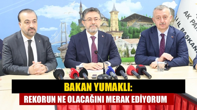 Tarım ve Orman Bakanı İbrahim Yumaklı, “Kocaeli’de 31 Mart’ta sonuç