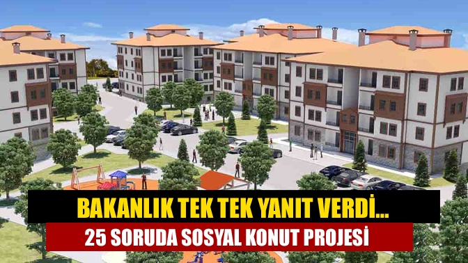 Sosyal konut projesinde başvurular yoğun ilgiyle devam ediyor. Proje kapsamında