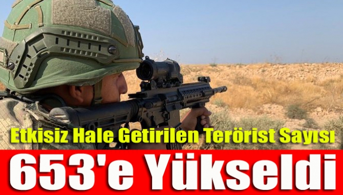 Milli Savunma Bakanlığı, Barış Pınarı Harekatı'nda etkisiz hale getirilen PKK/YPG'li