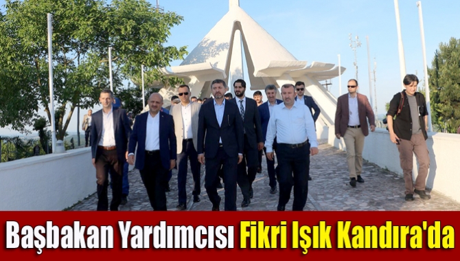 SKM programları kapsamında Kandıra’yı ziyaret eden Başbakan Yardımcısı Fikri Işık,