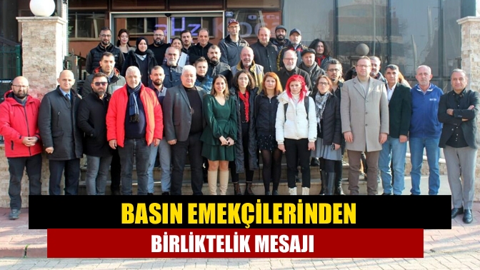 Türkiye Gazeteciler Sendikası Kocaeli Temsilciliği ve Kocaeli Gazeteciler Cemiyeti üyeleri