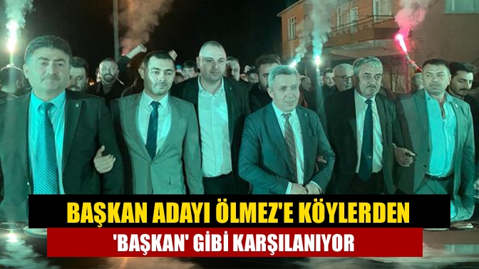 Kandıra Belediye Başkan Adayı Erol Ölmez, önceki akşam Kandıra Kocakaymaz,