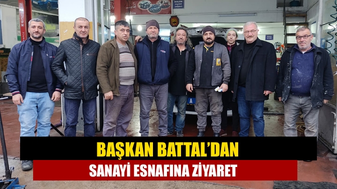İYİ Parti Kandıra İlçe Başkanı Yusuf Battal, sanayi esnafını ziyaret