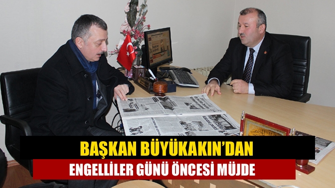 Kocaeli Büyükşehir Belediye Başkanı Tahir Büyükakın, Dünya Engelliler Günü’nde müjde