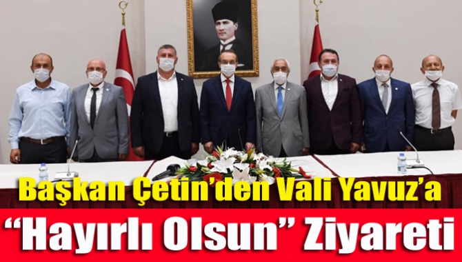 Kandıra Ziraat Odası Başkanı Erdal Çetin, ilimize yeni atanan Kocaeli