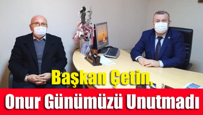 Kandıra Ziraat Odası Başkanı Erdal Çetin, gazetemizi ziyaret ederek 16