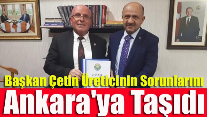 Kandıra Ziraat Odası Başkanı Erdal Çetin, 2B fiyatlarını ve özellikle