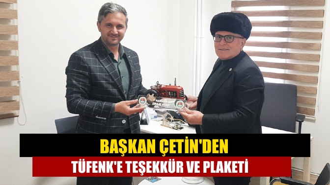 Erdal Çetin’in ziyaretinden memnuniyetini dile getiren Hamza Tüfenk, sosyal medyada