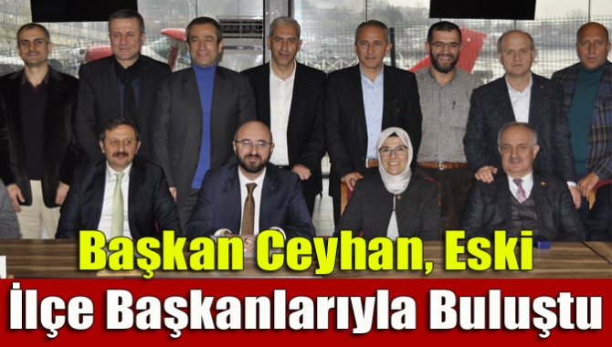 AK Parti İl Başkanı Şemsettin Ceyhan, dün sabah Marina Kafe’de