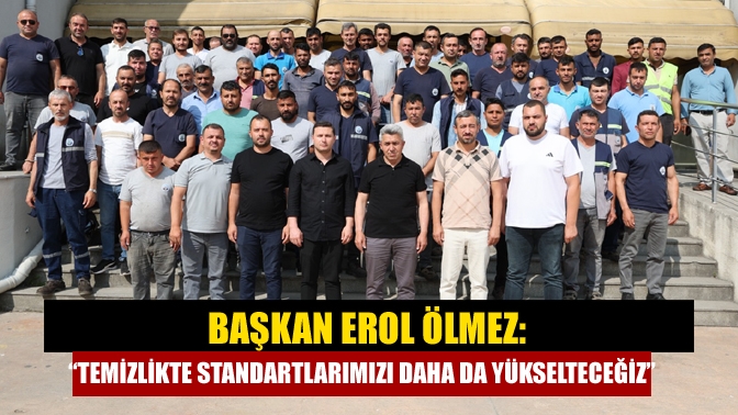 Kandıra Belediyesi Temizlik İşleri Müdürlüğü ekipleri, düzenlenen değerlendirme toplantısında bir