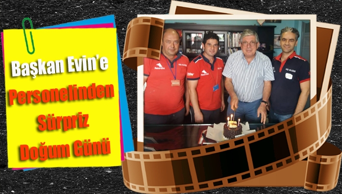 Kandıra eski belediye başkanı Kenan Evin, doğum gününde personelinin sürpriziyle