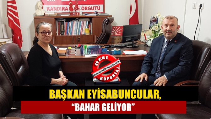 14 Mayıs 2023 seçimlerine yönelik açıklamalarda bulunan Eyisabuncular, “Umut hiç