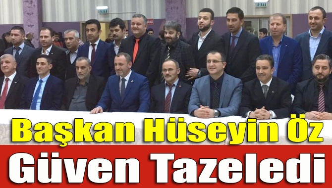 İZKAN-DER’in 8. Olağan Kongresi’nde mevcut başkan Hüseyin Öz güven tazeledi.