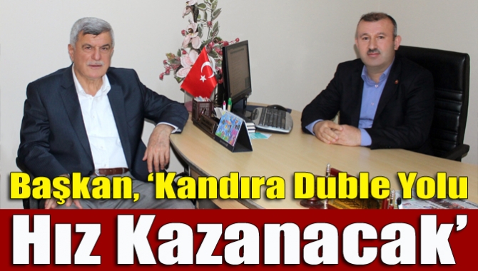 Kocaeli Büyükşehir Belediye Başkanı İbrahim Karaosmanoğlu, Kandıra-İzmit duble yolunda çalışmaların
