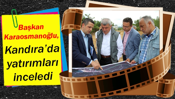 Başkan Karaosmanoğlu, Kandıra’nın sahilleri ve diğer yatırımlarını yerinde inceledi, vatandaşlarla
